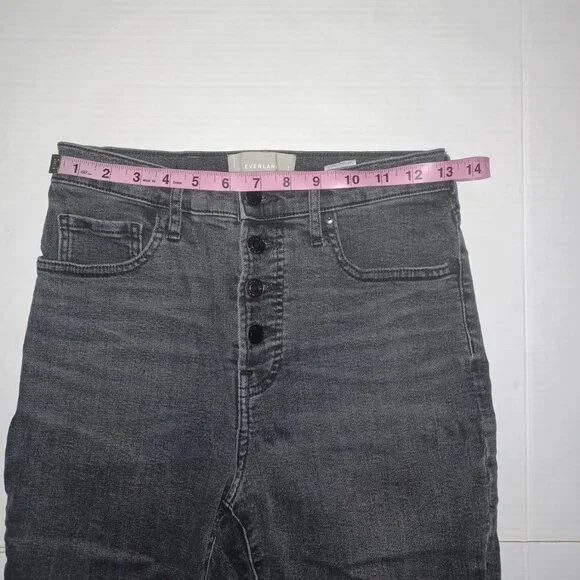 EVERLANE WOMEN'S BUTTON FLY SKINNY JEANS SIZE 29 TALL - Picture 11 of 14
